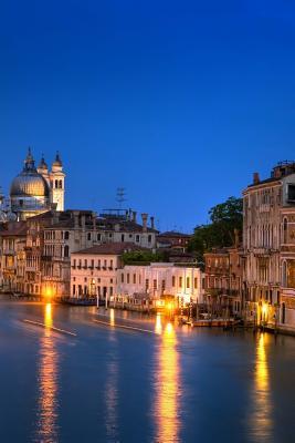 Download The Grand Canal at Night in Venice, Italy: Blank 150 Page Lined Journal for Your Thoughts, Ideas, and Inspiration -  file in PDF