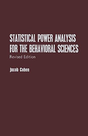 Read Statistical Power Analysis for the Behavioral Sciences - Jacob Cohen file in PDF