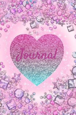 Read Online Journal: Glitter Pink Gemstone Heart Secret Diary Planner for Notes, Sketching, Doodling and Writing Ideas for Women, Girls and Teens -  | ePub