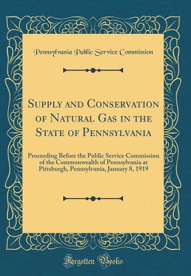 Download Supply and Conservation of Natural Gas in the State of Pennsylvania: Proceeding Before the Public Service Commission of the Commonwealth of Pennsylvania at Pittsburgh, Pennsylvania, January 8, 1919 (Classic Reprint) - Pennsylvania Public Service Commission file in ePub