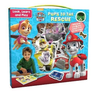 Read Online Nickelodeon PAW Patrol Look, Learn and Play: Pups to the Rescue: With Book and 16 Play Pieces to Fit into the Pages - Parragon Books file in ePub