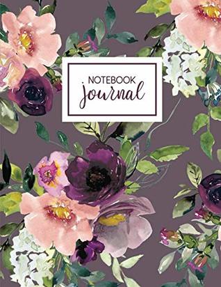 Download Notebook: Purple Floral Fantasy Notebook Journal, 8.5 x 11, College Ruled Composition Book - More Like Grace file in PDF