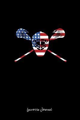 Download Lacrosse Journal: Dot Grid Journal - Lacrosse USA Flag Black Lacrosse Player Gift - Black Dotted Diary, Planner, Gratitude, Writing, Travel, Goal, Bullet Notebook - 6x9 120 pages - Gcjournals Lacrosse Journals file in PDF