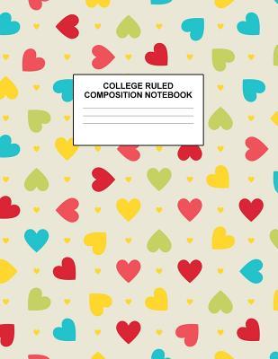 Download College Ruled Composition Notebook: Cute Blank Lined Journal to Write In with White Paper Rule Pages for School Subject and Writing Pad: Design Code A4 3545 - Nifty Prints file in PDF