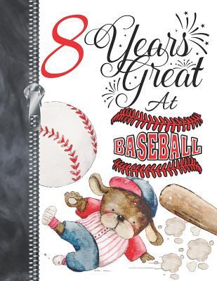 Read Online 8 Years Great At Baseball: Puppy Dog A4 Large Baseball Doodling Writing Journal Diary Book For Boys -  file in PDF